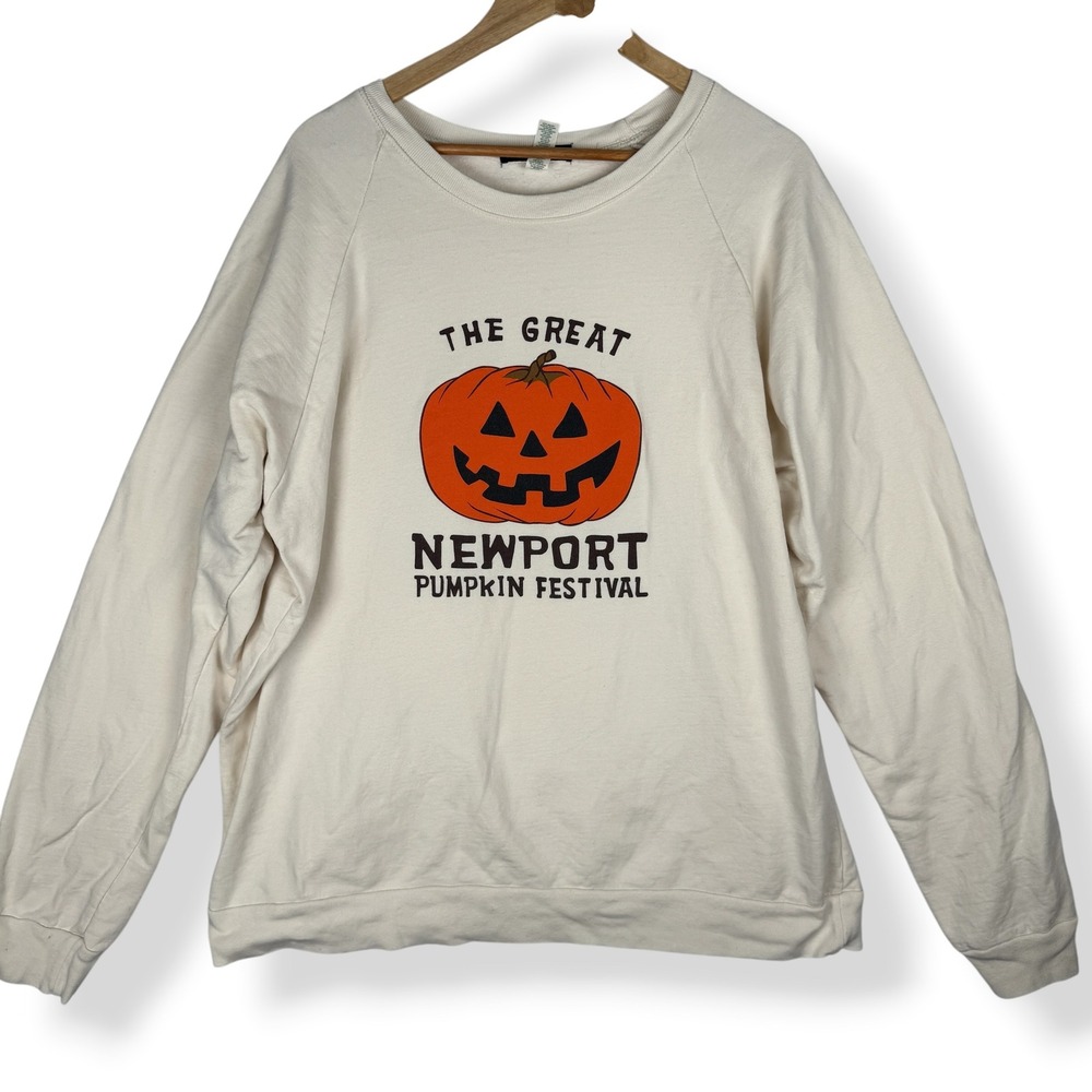 Kiel James Patrick Sweatshirt Womens Size XL Pumpkin Festival Fall Halloween